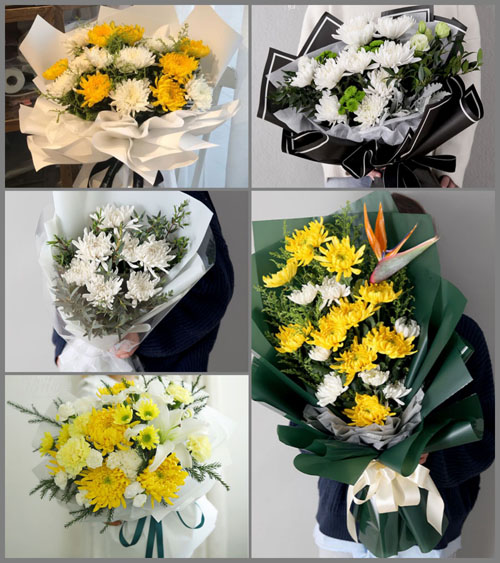贵州贵阳清镇市暗流镇鼓钟村白事花束代送